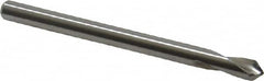 Walter-Titex - 4mm Body Diam, 90°, 52mm OAL, Cobalt Spotting Drill - Exact Industrial Supply