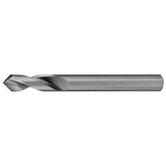 Walter-Titex - 8mm Body Diam, 90°, 79mm OAL, Solid Carbide Spotting Drill - Exact Industrial Supply