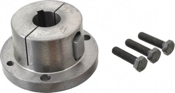 Browning - 1" Bore, 1/4" Wide Keyway, 1/8" Deep Keyway, B Sprocket Bushing - 2.557 to 2-5/8" Outside Diam, For Use with B5V Sheaves - Exact Industrial Supply