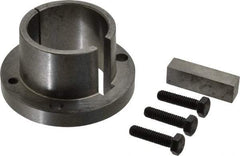 Browning - 2-1/8" Bore, 1/2" Wide Keyway, 1/4" Deep Keyway, B Sprocket Bushing - 2.557 to 2-5/8" Outside Diam, For Use with B5V Sheaves - Exact Industrial Supply