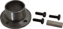 Browning - 1-3/8" Bore, 3/8" Wide Keyway, 3/16" Deep Keyway, H Sprocket Bushing - 1.57 to 1-5/8" Outside Diam, For Use with Split Taper Sprockets & Sheaves - Exact Industrial Supply
