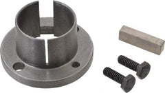 Browning - 1-7/16" Bore, 3/8" Wide Keyway, 3/16" Deep Keyway, H Sprocket Bushing - 1.57 to 1-5/8" Outside Diam, For Use with Split Taper Sprockets & Sheaves - Exact Industrial Supply