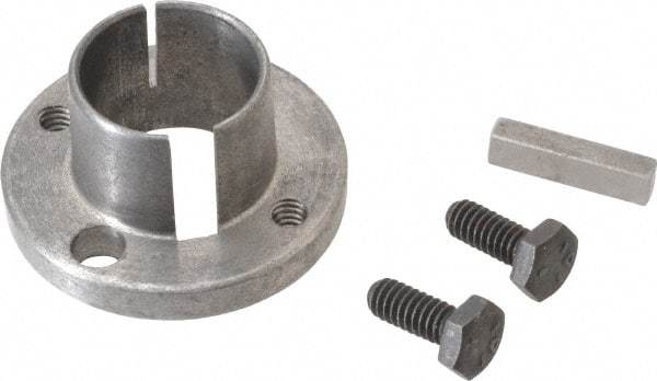 Browning - 1" Bore, 1/4 x 5/8 Thread, 1/4" Wide Keyway, 1/8" Deep Keyway, G Sprocket Bushing - 1.133 to 1.172" Outside Diam, For Use with Split Taper Sprockets & Sheaves - Exact Industrial Supply