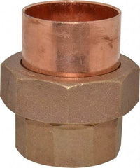 Mueller Industries - 2" Wrot Copper Pipe Union - C x C, Solder Joint - Exact Industrial Supply