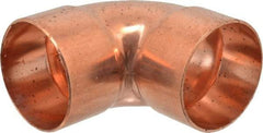 Mueller Industries - 3" Wrot Copper Pipe 90° Elbow - C x C, Solder Joint - Exact Industrial Supply