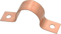 Mueller Industries - 7/8 Pipe, Copper, Pipe or Tube Strap - 2 Mounting Holes - Exact Industrial Supply