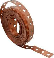 Mueller Industries - 25' x 3/4" Copper Hanger Strapping - Exact Industrial Supply