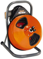General Pipe Cleaners - Electric Battery Drain Cleaning Machine - For 3" Pipe, 75' Cable, 165 Max RPM - Exact Industrial Supply