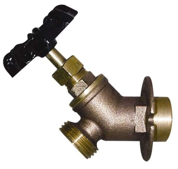 Legend Valve - 3/4" Pipe, Lead Free Brass Sillcock - Handwheel Handle, C Sweat x MGHT End Connections, 125 psi WOG Rating - Exact Industrial Supply