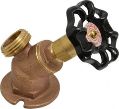Legend Valve - 3/4" Pipe, Brass Sillcock with Lockshield - Exact Industrial Supply