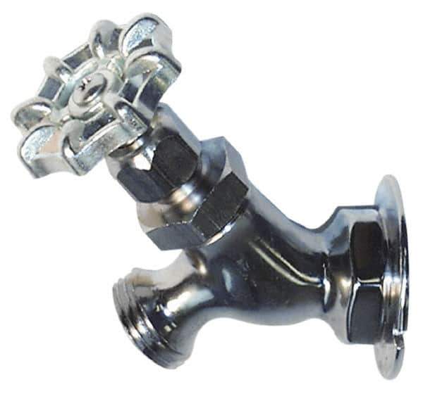 Legend Valve - 1/2" Pipe, Lead Free Brass Sillcock - Handwheel Handle, FNPT x MGHT End Connections, 125 psi WOG Rating - Exact Industrial Supply
