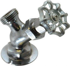 Legend Valve - 3/4" Pipe, Chrome Plated Brass Sillcock - Handwheel Handle, FNPT x GHT End Connections, 125 psi WOG Rating - Exact Industrial Supply