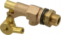 Legend Valve - 3/8" Pipe, Bronze, Mechanical Float Valve - 125 psi, MPT x Plain End Connections - Exact Industrial Supply
