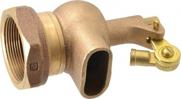 Legend Valve - 2" Pipe, Bronze, Mechanical Float Valve - 125 psi, NPTF x Plain End Connections - Exact Industrial Supply