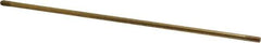 Legend Valve - 12" Long, 5/16-18 Thread, Float Valve Rod - Brass - Exact Industrial Supply