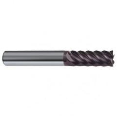 10mm Dia. - 72mm OAL - 6 FL 45 Helix Firex Carbide End Mill - Exact Industrial Supply