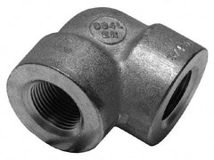 Value Collection - 1-1/4" Grade 316/316L Stainless Steel Pipe 90° Elbow - FNPT x FNPT End Connections, 3,000 psi - Exact Industrial Supply