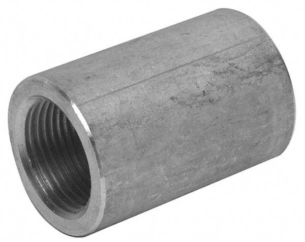 Merit Brass - 1-1/2" Grade 316/316L Stainless Steel Pipe Coupling - FNPT x FNPT End Connections, 3,000 psi - Exact Industrial Supply
