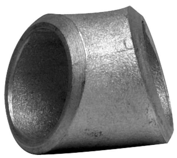 Merit Brass - 3" Grade 316L Stainless Steel Pipe 90° Long Radius Elbow - Butt Weld x Butt Weld End Connections - Exact Industrial Supply