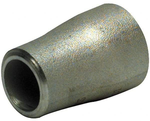 Merit Brass - 8 x 3" Grade 304L Stainless Steel Pipe Concentric Reducer - Butt Weld x Butt Weld End Connections - Exact Industrial Supply