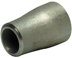 Merit Brass - 2-1/2 x 2" Grade 316L Stainless Steel Pipe Concentric Reducer - Butt Weld x Butt Weld End Connections - Exact Industrial Supply