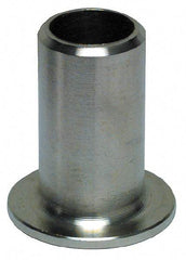 Merit Brass - 2-1/2" Grade 316L Stainless Steel Pipe Stub End - Butt Weld End Connections - Exact Industrial Supply