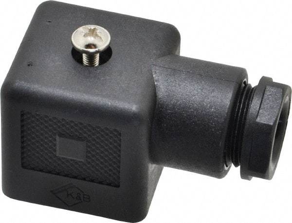 Parker - Solenoid Valve DIN Cable Gland - Gasket Included - Exact Industrial Supply