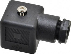 Parker - Solenoid Valve DIN Cable Gland - Gasket Included - Exact Industrial Supply