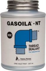 Federal Process - 8 oz Brush Top Can Dark Blue Federal Gasoila-NT - 400°F Max Working Temp - Exact Industrial Supply