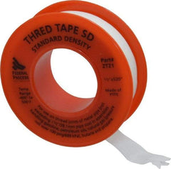 Federal Process - 1/2" Wide x 520" Long General Purpose Pipe Repair Tape - 3 mil Thick, -450 to 550°F, White - Exact Industrial Supply