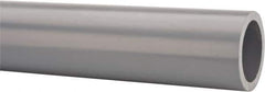 Made in USA - 1-1/2" Pipe, 60" Long CPVC Unthreaded Plastic Pipe Nipple - 470 Max psi, 1.476" ID x 1.9" OD, Schedule 80, Gray - Exact Industrial Supply