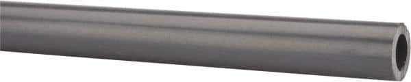 Made in USA - 1/2" Pipe, 60" Long PVC Unthreaded Plastic Pipe Nipple - 850 Max psi, 0.528" ID x 0.84" OD, Schedule 80, Gray - Exact Industrial Supply