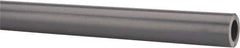 Made in USA - 1/2" Pipe, 60" Long PVC Unthreaded Plastic Pipe Nipple - 850 Max psi, 0.528" ID x 0.84" OD, Schedule 80, Gray - Exact Industrial Supply