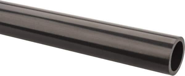 Made in USA - 1-1/2" Pipe, 60" Long PVC Unthreaded Plastic Pipe Nipple - 470 Max psi, 1.476" ID x 1.9" OD, Schedule 80, Gray - Exact Industrial Supply