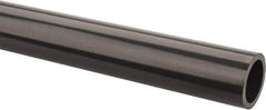 Made in USA - 1-1/2" Pipe, 60" Long PVC Unthreaded Plastic Pipe Nipple - 470 Max psi, 1.476" ID x 1.9" OD, Schedule 80, Gray - Exact Industrial Supply