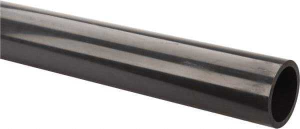 Made in USA - 3" Pipe, 60" Long PVC Unthreaded Plastic Pipe Nipple - 370 Max psi, 2.864" ID x 3-1/2" OD, Schedule 80, Gray - Exact Industrial Supply