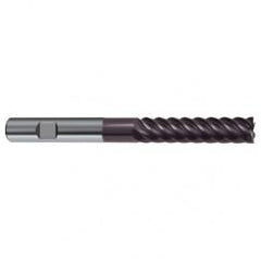 16mm Dia. - 150mm OAL - 45° Helix Firex Carbide End Mill - 6 FL - Exact Industrial Supply