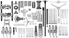 Proto - 74 Piece, Puller Set - Exact Industrial Supply