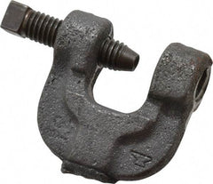 Made in USA - 3/4" Max Flange Thickness, 1/2" Rod C-Clamp - 400 Lb Capacity, Ductile Iron - Exact Industrial Supply