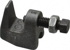 Made in USA - 3/4" Max Flange Thickness, 1/2" Rod C-Clamp - 760 Lb Capacity, Ductile Iron - Exact Industrial Supply