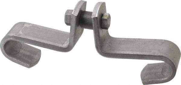 Made in USA - 3/8" Rod Center Beam Clamp - 1,000 Lb Capacity, Carbon Steel - Exact Industrial Supply