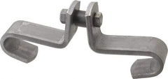 Made in USA - 3/8" Rod Center Beam Clamp - 1,000 Lb Capacity, Carbon Steel - Exact Industrial Supply