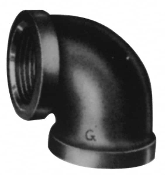 Made in USA - Black Pipe Fittings Type: 90 Degree Elbow Fitting Size: 3 (Inch) - Exact Industrial Supply