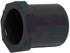 Value Collection - 8 x 4" PVC Plastic Pipe Bushing - Schedule 40, Spig x Slip End Connections - Exact Industrial Supply