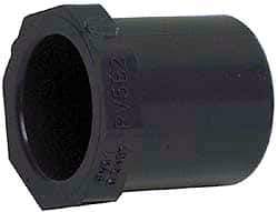 Value Collection - 8 x 6" PVC Plastic Pipe Bushing - Schedule 40, Spig x Slip End Connections - Exact Industrial Supply