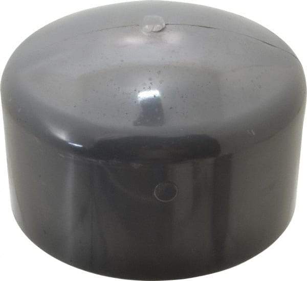 Value Collection - 6" PVC Plastic Pipe End Cap - Schedule 80, Slip End Connections - Exact Industrial Supply