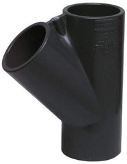 Value Collection - 6" PVC Plastic Pipe Wye - Schedule 40, Slip End Connections - Exact Industrial Supply