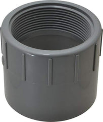 Value Collection - 3" CPVC Plastic Pipe Female Adapter - Schedule 80, Slip x FIPT End Connections - Exact Industrial Supply