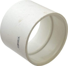 B&K Mueller - 4", PVC Drain, Waste & Vent Pipe Coupling - Hub x Hub - Exact Industrial Supply