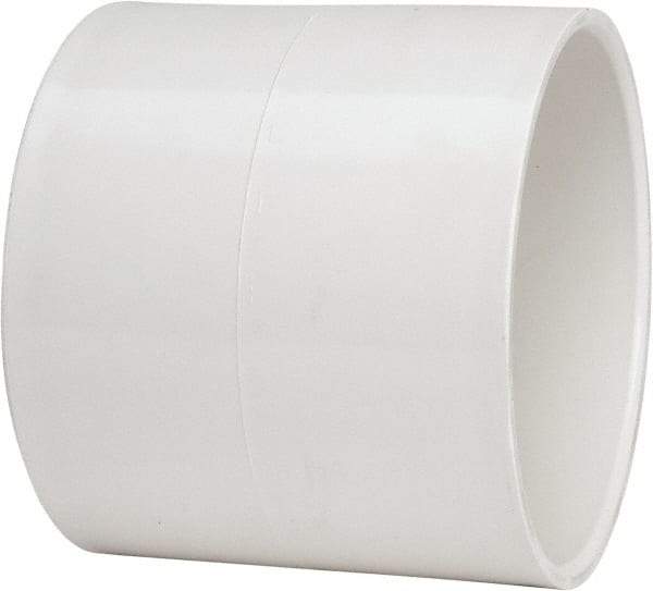 B&K Mueller - 6", PVC Drain, Waste & Vent Pipe Coupling - Hub x Hub - Exact Industrial Supply